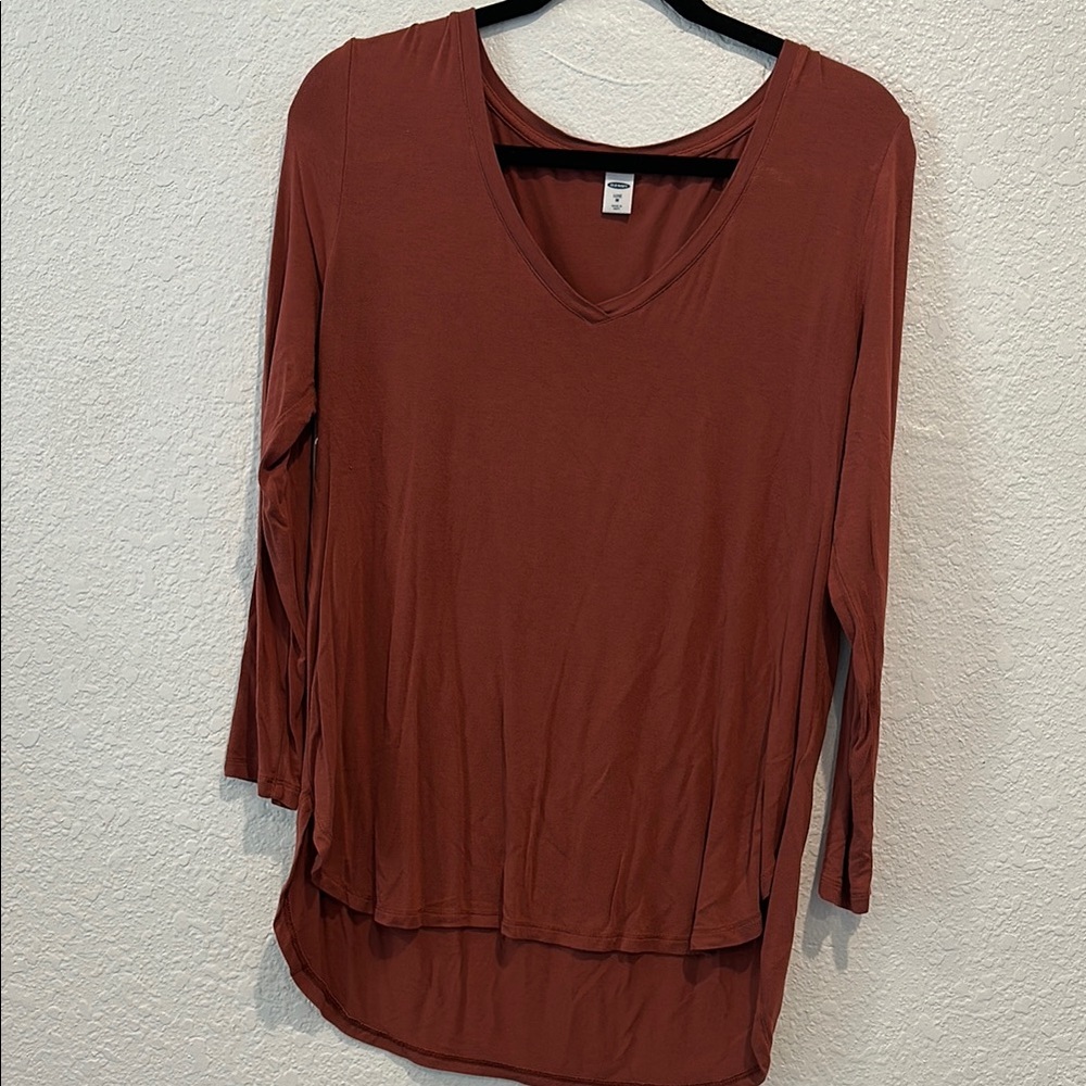 Old Navy Brown Tunic Top Relaxed Fit